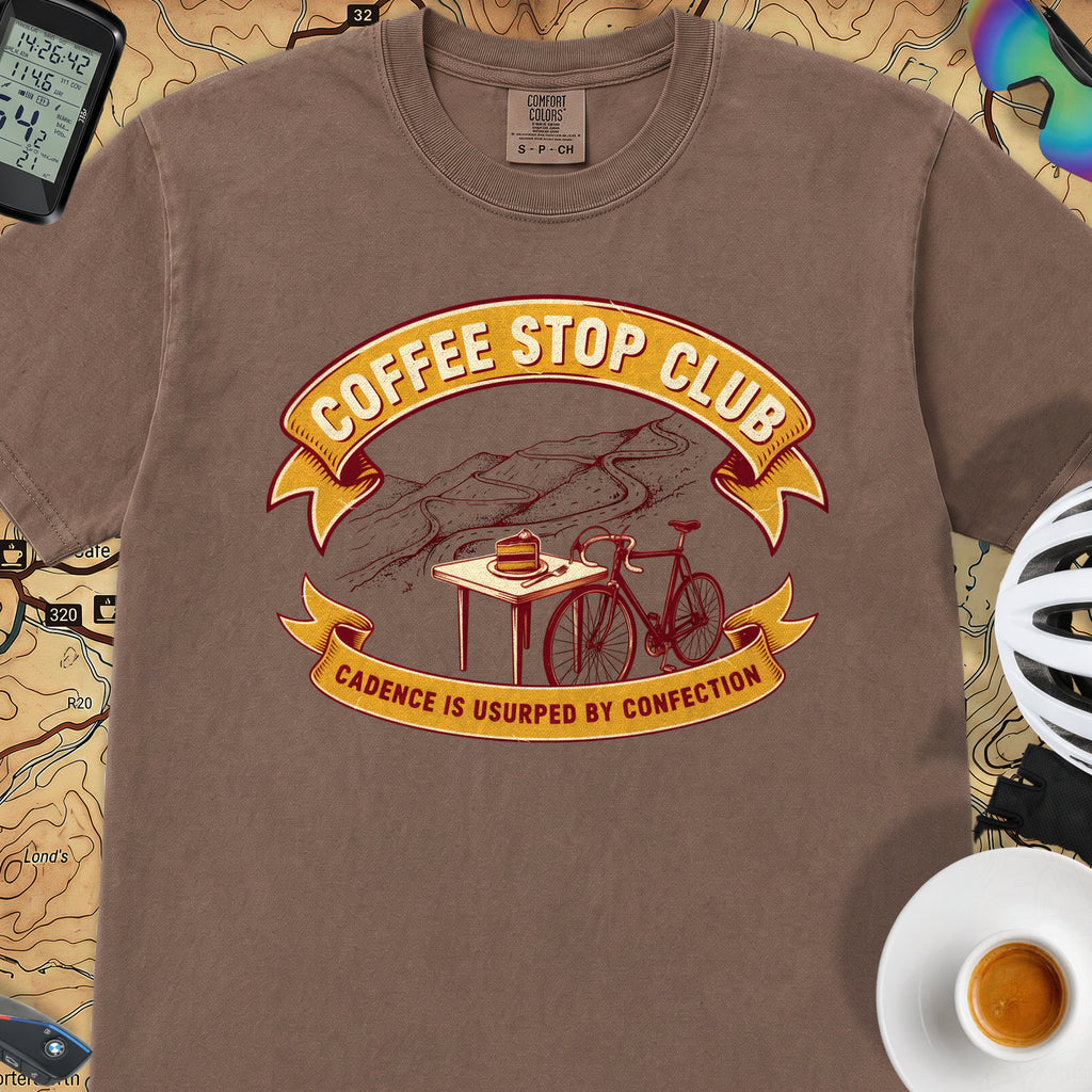 Cadence Confection Cycling T‑Shirt — Espresso