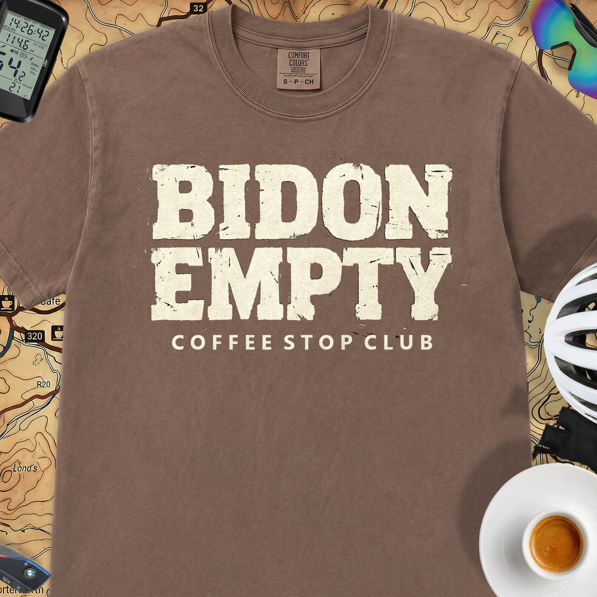 Bidon Empty Tour T‑Shirt — Espresso