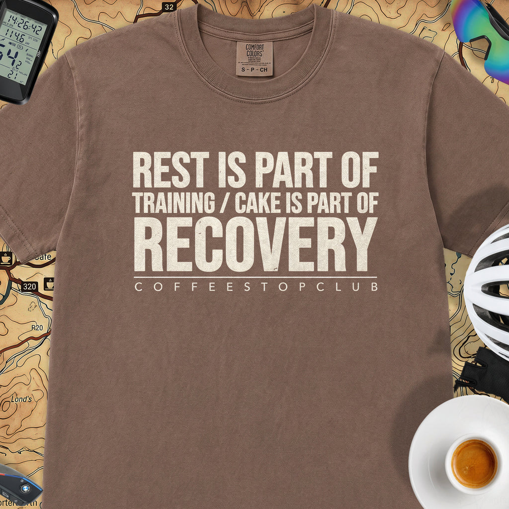 Rest is Recovery T‑Shirt — Espresso