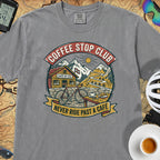 Never Pass a Café T‑Shirt — Granite