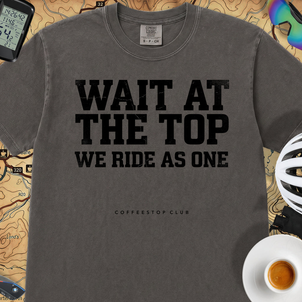 Wait at the Top T‑Shirt — Graphite