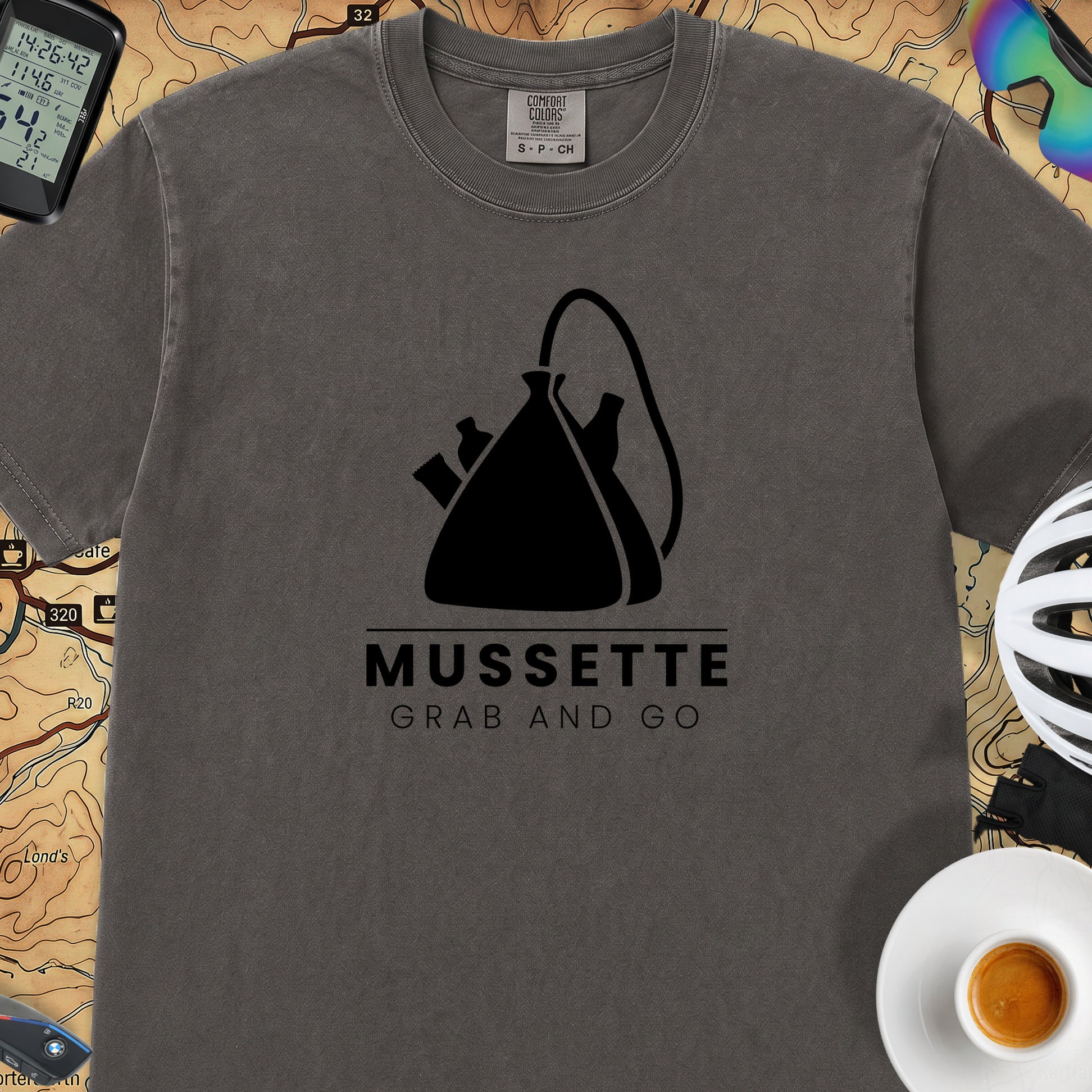 Mussette Grab & Go T‑Shirt — Graphite