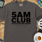 5AM Club T‑Shirt — Graphite
