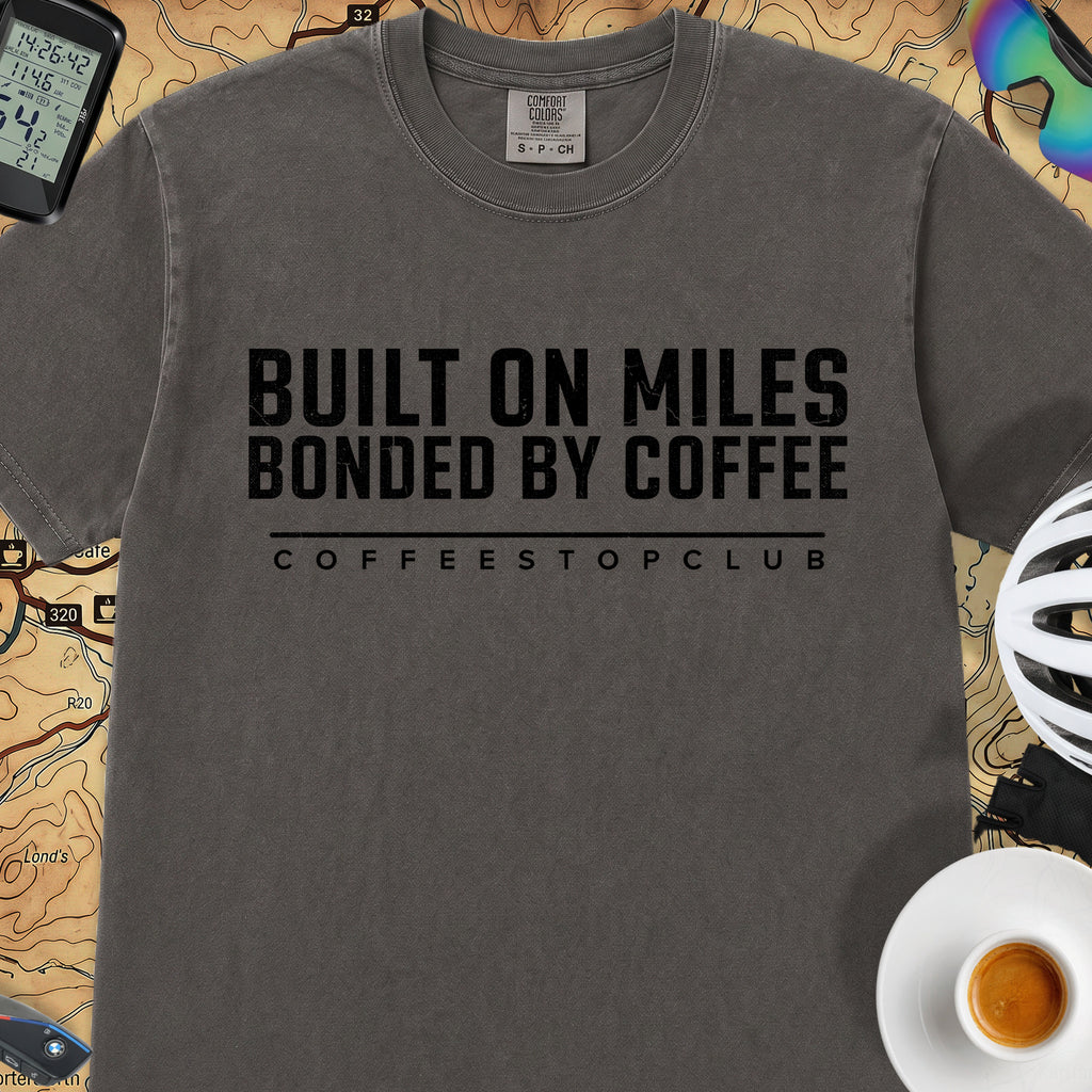 Bonded by Coffee T‑Shirt — Graphite