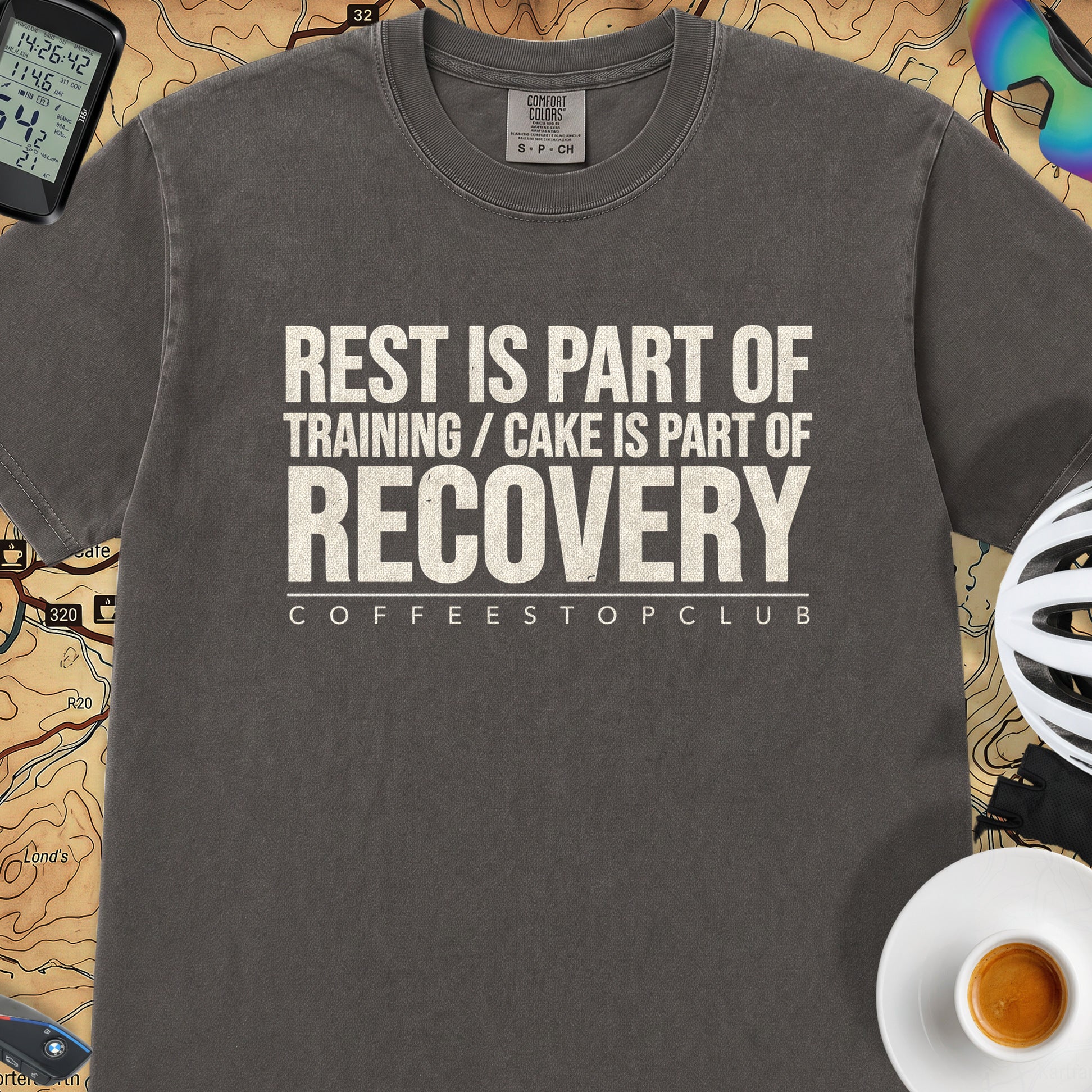 Rest is Recovery T‑Shirt — Graphite