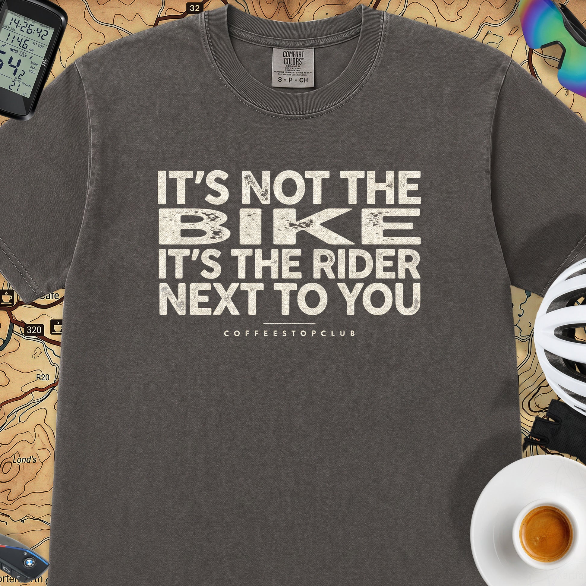 It's Not The Bike T‑Shirt — Graphite
