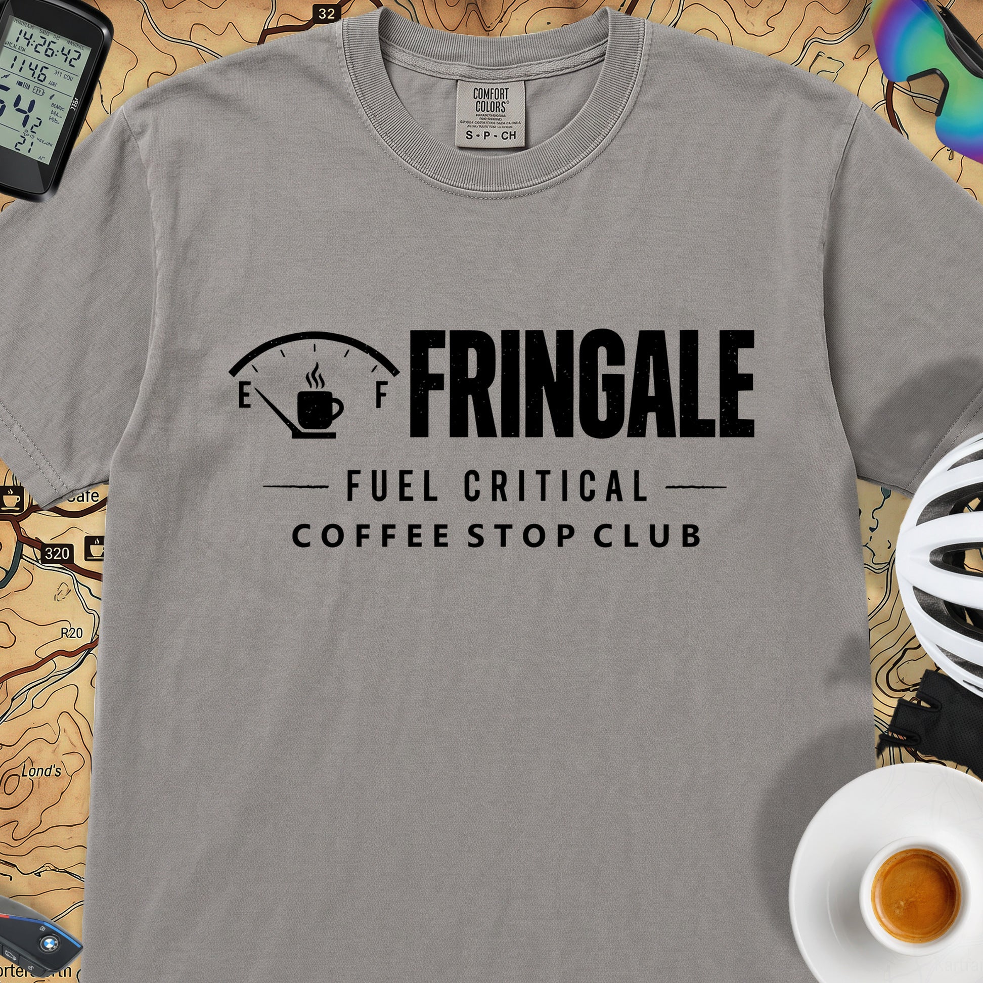 Fringale Fuel Critical T-Shirt — Grey