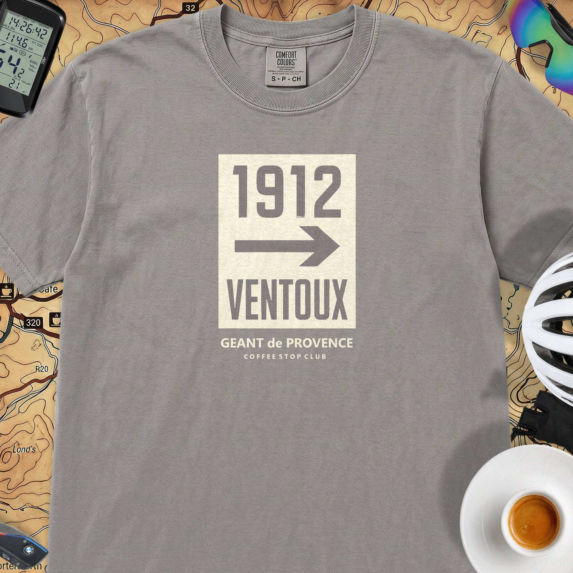 Ventoux 1912 T‑Shirt — Grey