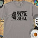 Favorite Gear is Coffee T-Shirt — Grey