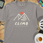 Climb Cycling T-Shirt — Grey