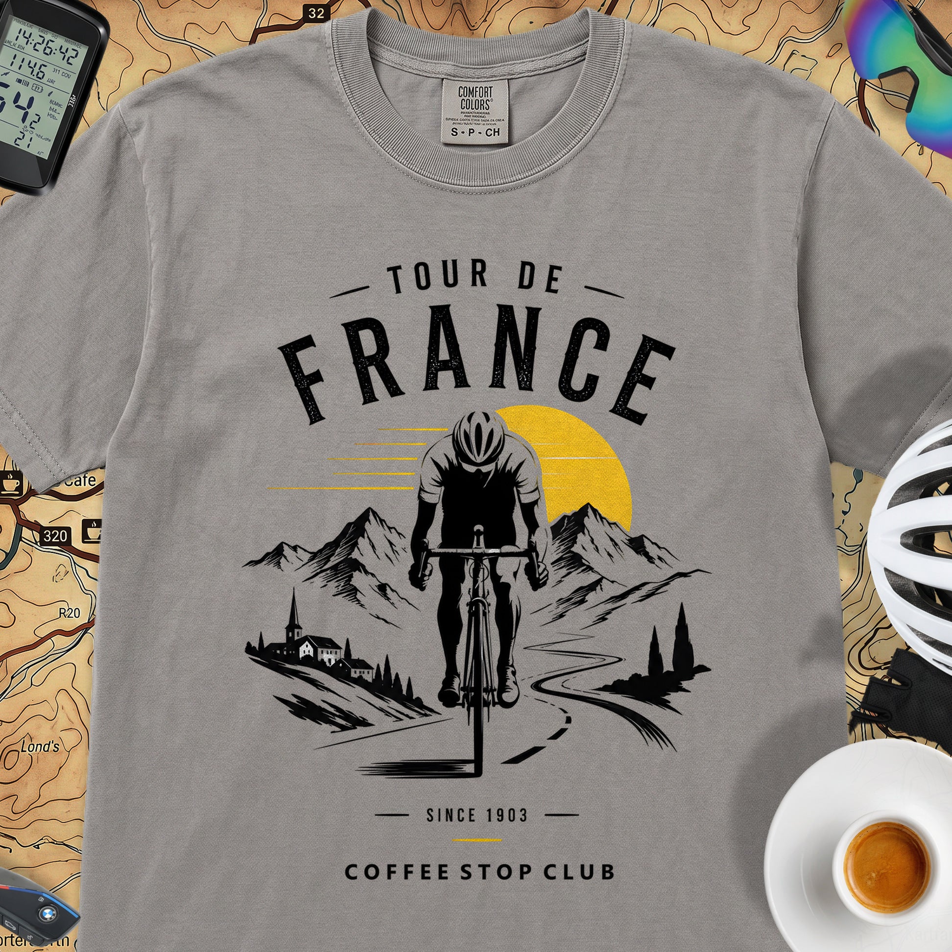 Tour de France CSC T-Shirt — Grey