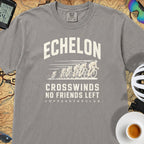 Headwinds & No Friends Cycling T-Shirt — Grey