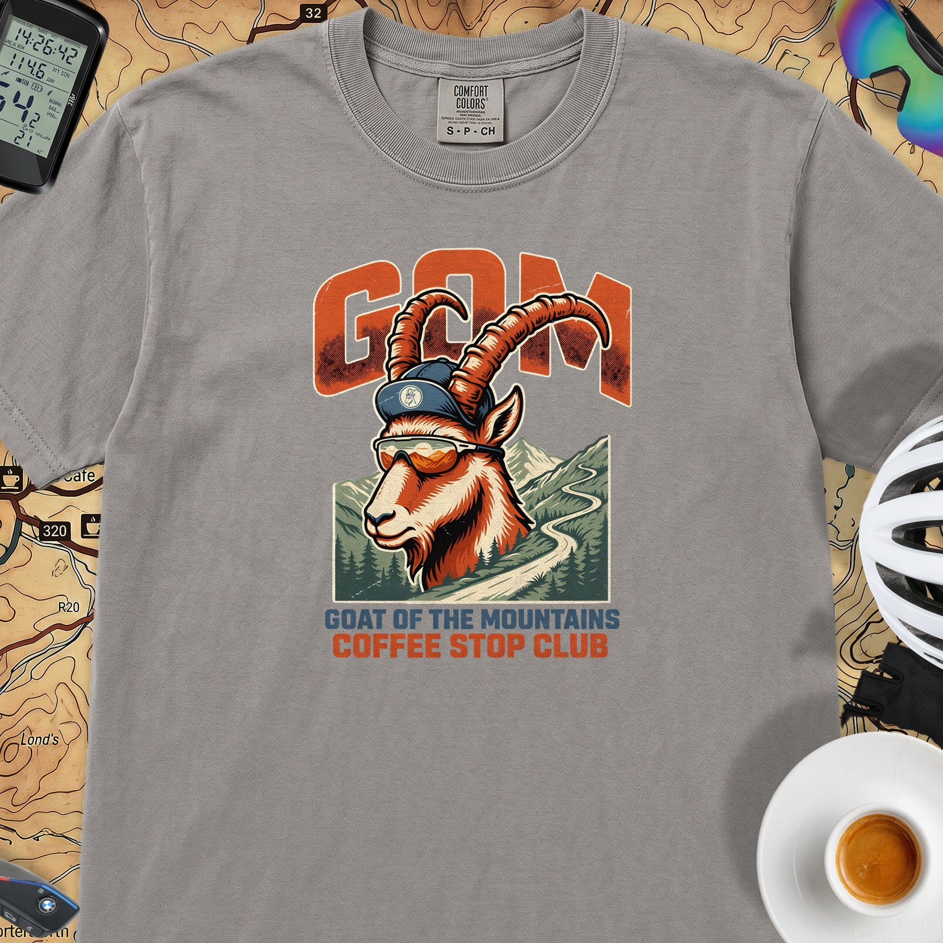 G.O.A.T.M Cycling T-Shirt — Grey