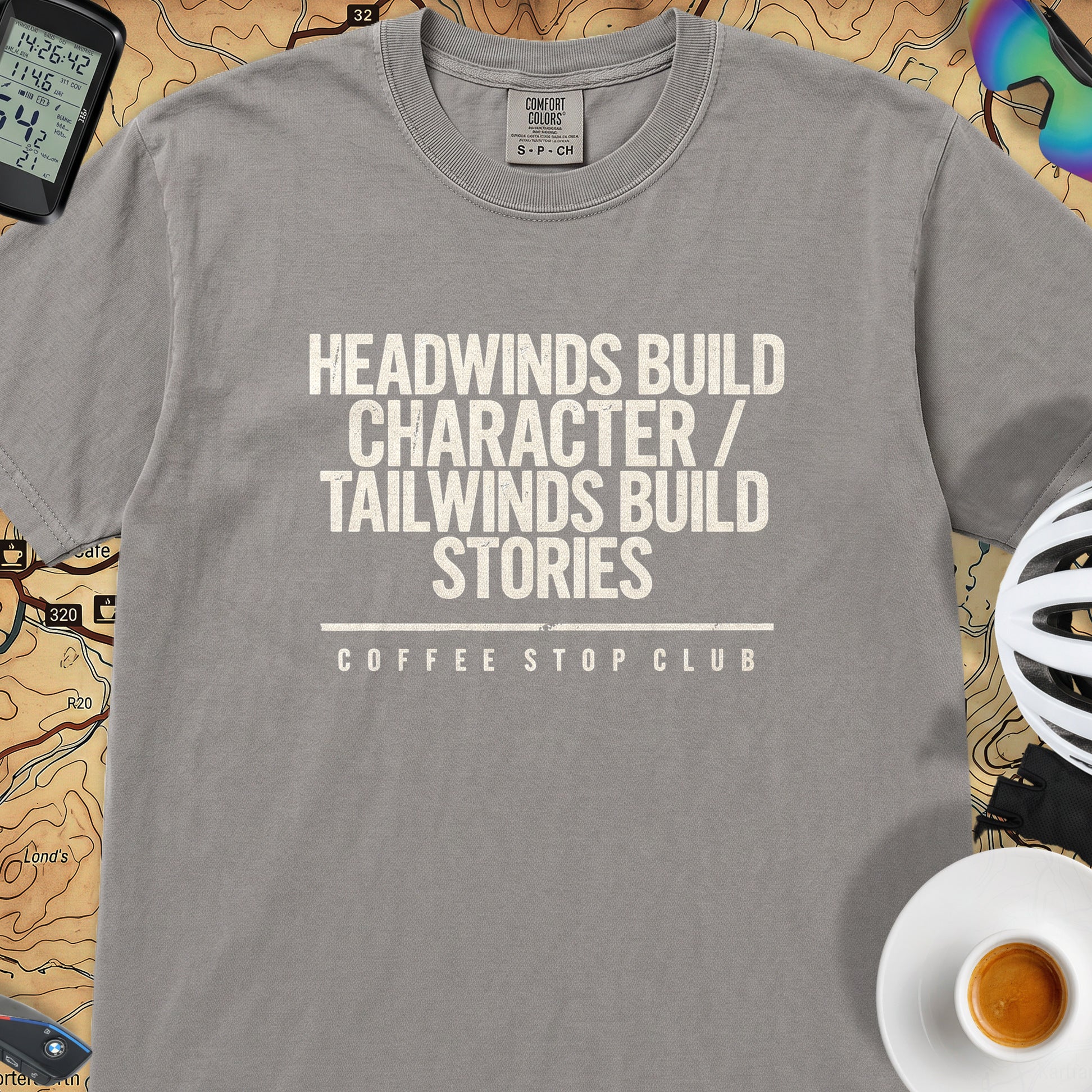 Headwinds Build Character T‑Shirt — Grey