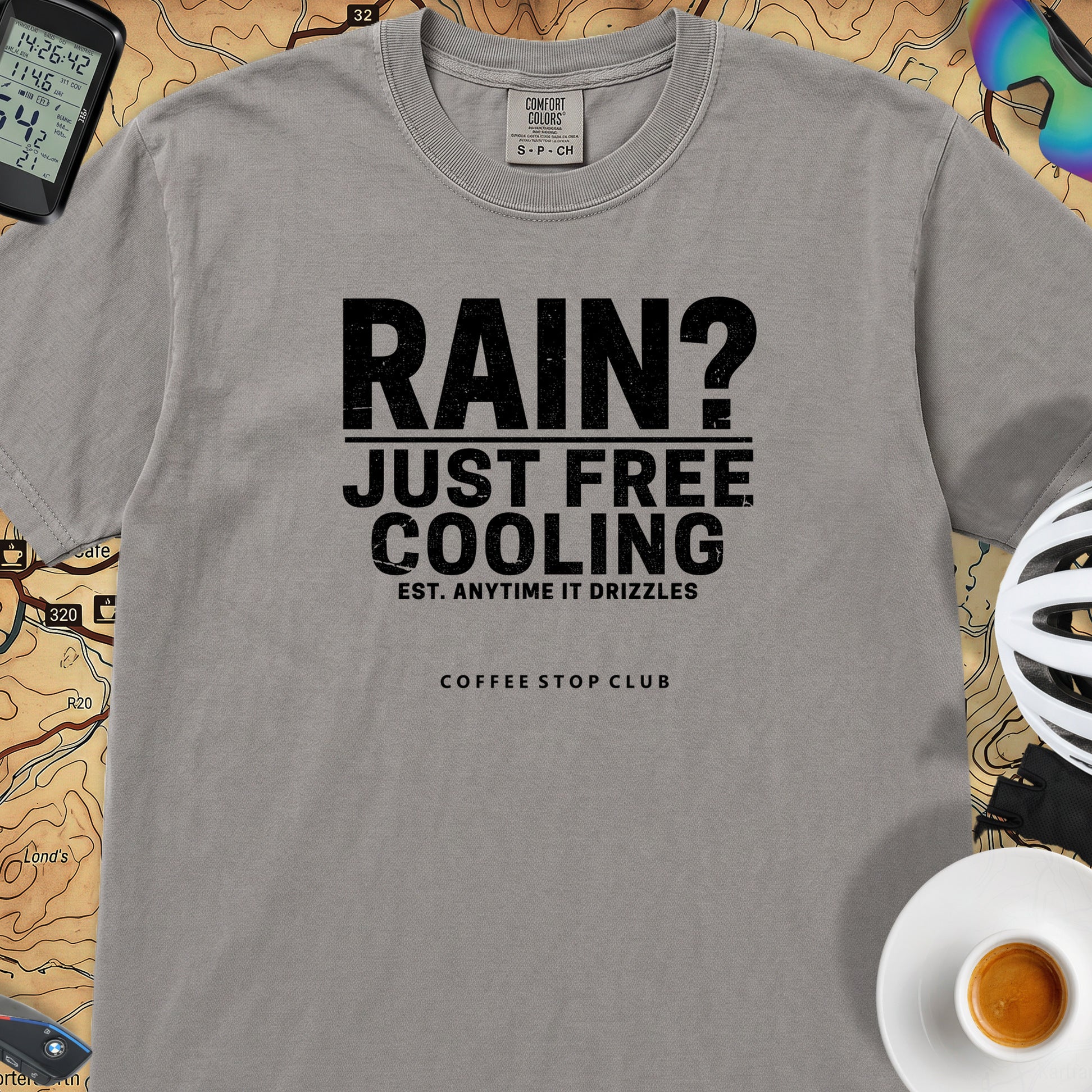 Rain Free Cooling T-Shirt — Grey