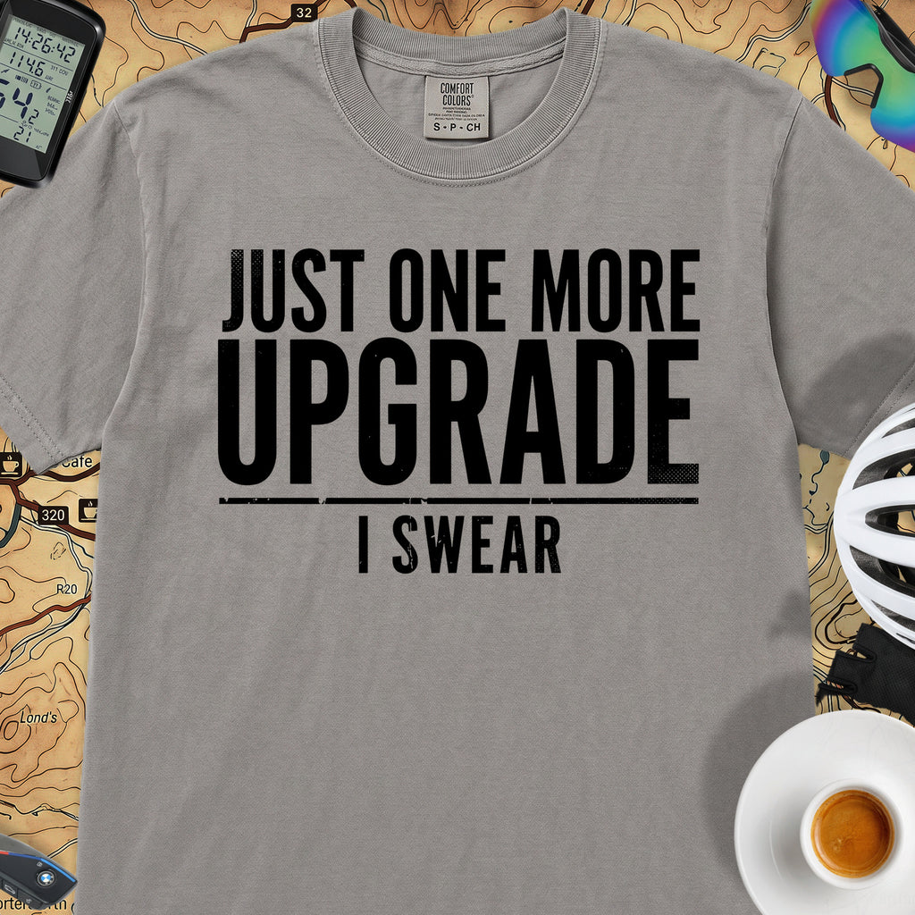 One More Upgrade Cycling T-Shirt — Grey