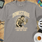 I am the Domestique Cycling T-Shirt — Grey