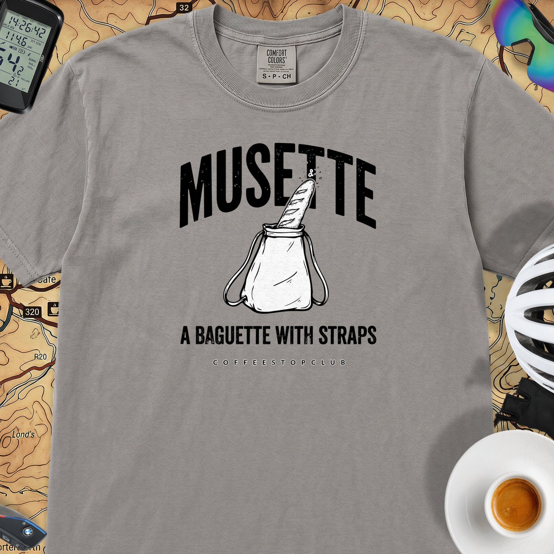 Mussette Bag Baguette T-Shirt — Grey
