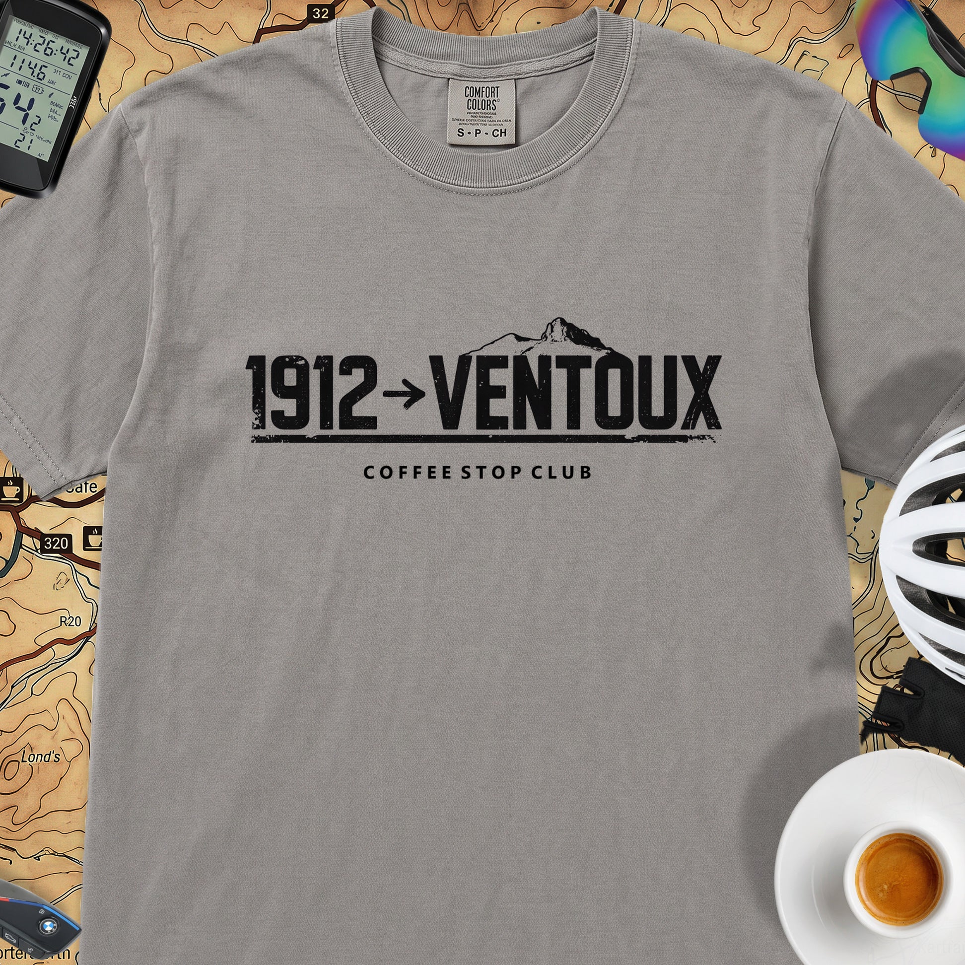 1912 --> Ventoux Tour T-Shirt — Grey