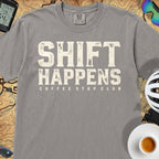 Shift Happens Cycling T-Shirt — Grey