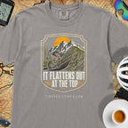 It Flattens Out Cycling T-Shirt — Grey