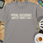 Pedal Decisicions Cycling T-Shirt — Grey