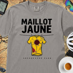 Yellow Jersey TdF Cyclist T-Shirt — Grey