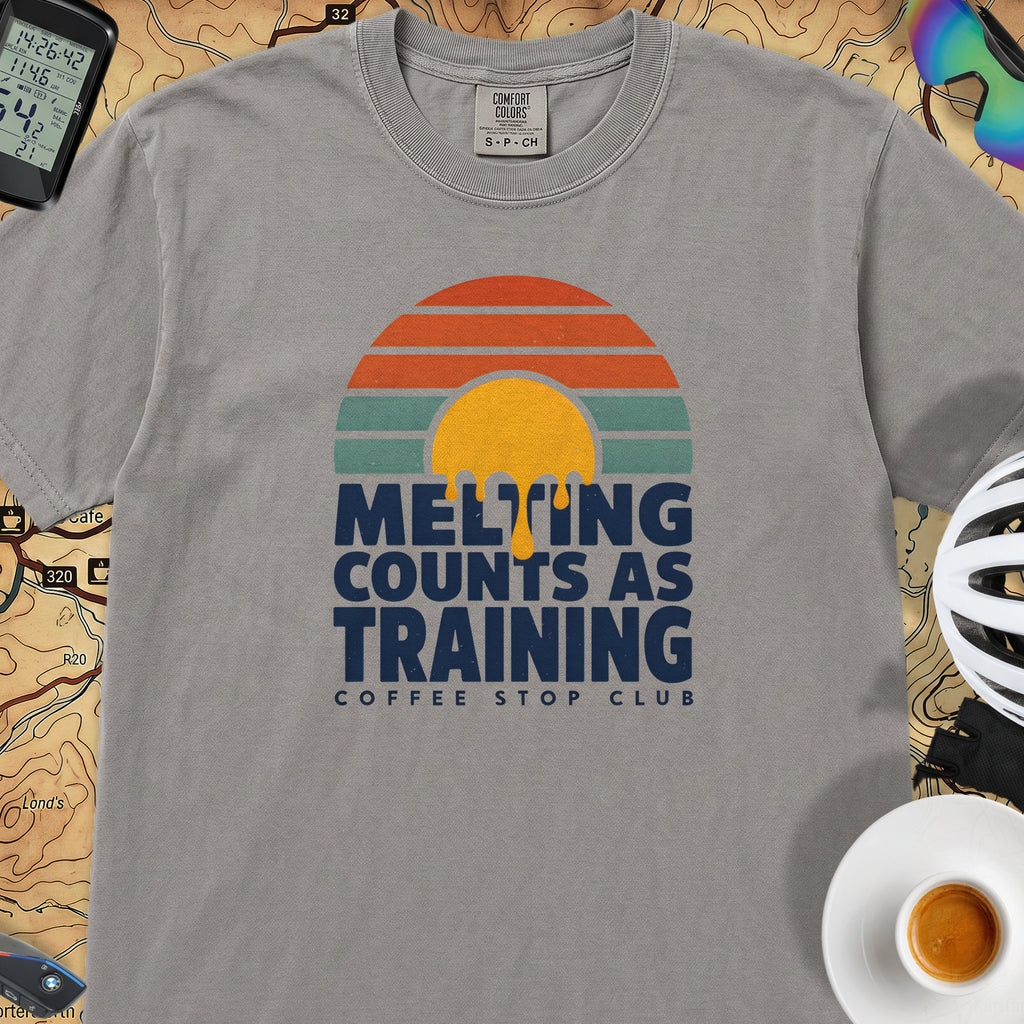 Melting Counts Cycling T-Shirt — Grey