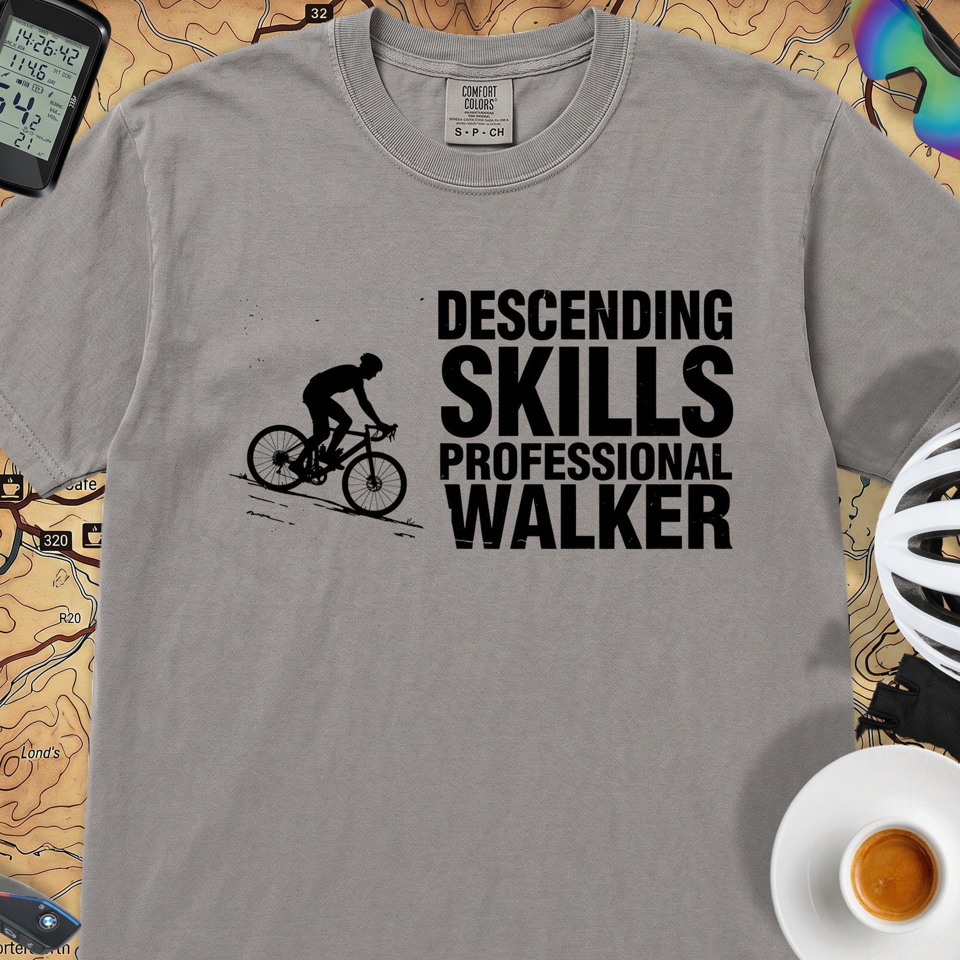 Descending Skills T-Shirt — Grey