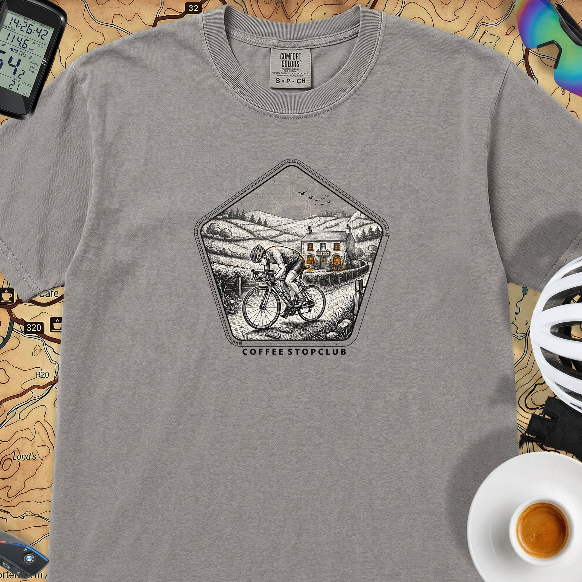 The Bonk Cyclist T-Shirt — Grey