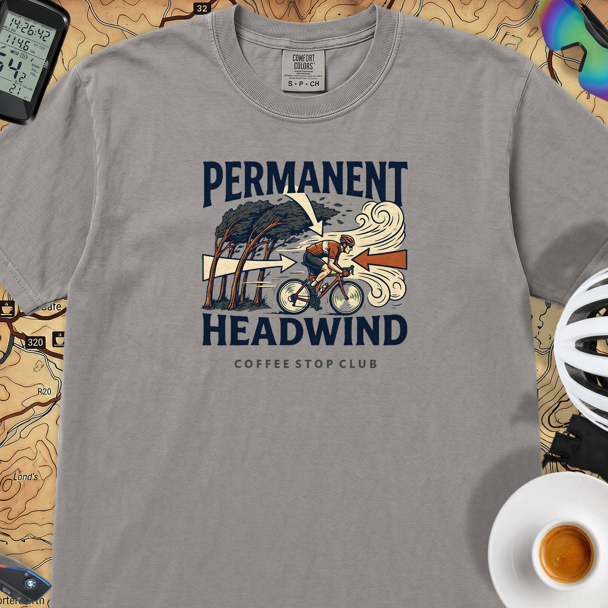 Permanent Headwind T-Shirt — Grey