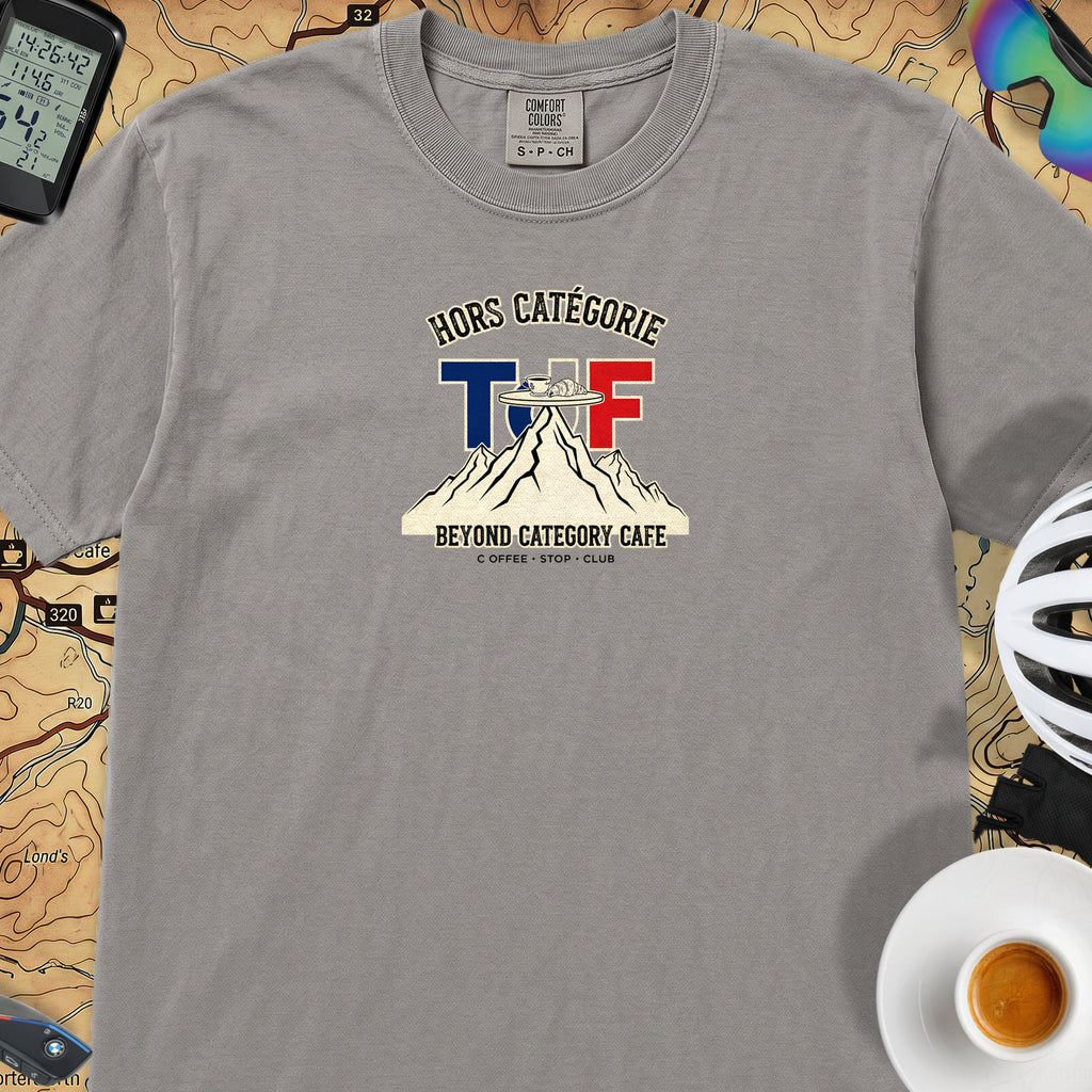 Hors Catégorie TdF Cycling T-Shirt — Grey