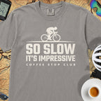 So Slow It's Impressive Cycling T-Shirt — Grey