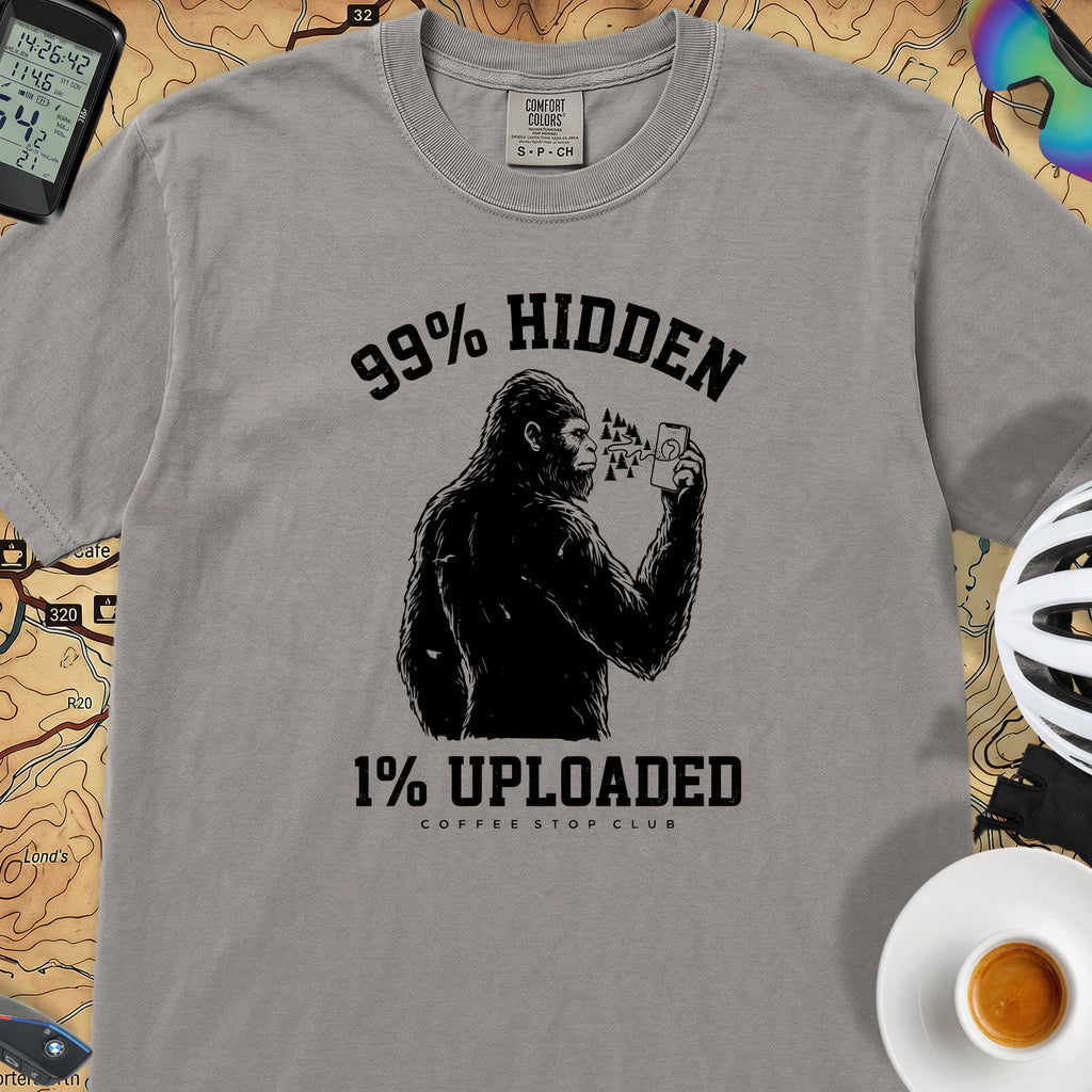 Sasquatch Hidden Cycling T-Shirt — Grey
