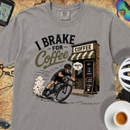 Big Brake For Coffee T-Shirt — Grey