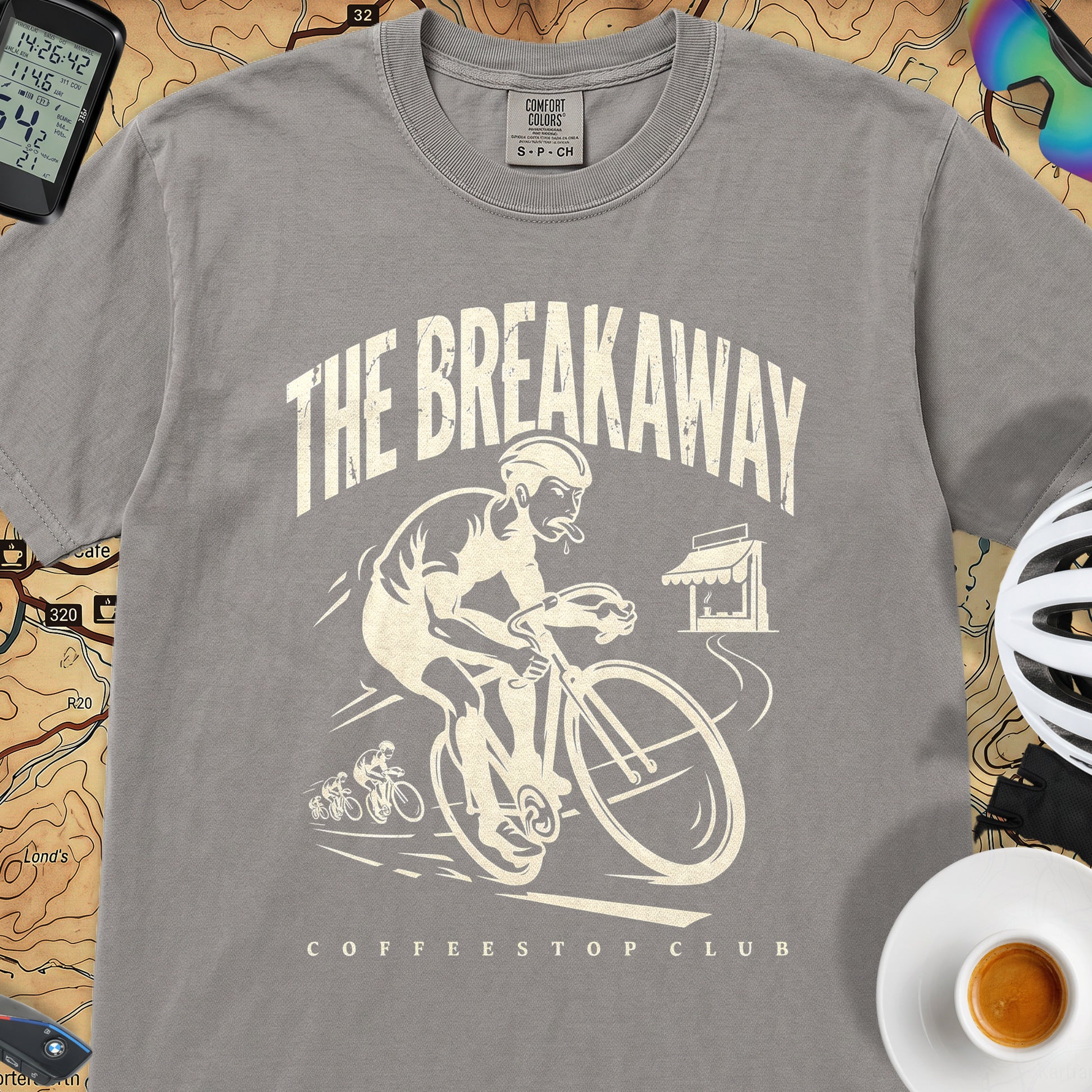 The Breakaway Cycling T-Shirt — Grey
