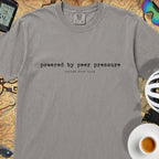 Powered by Peer Pressure Cycling T-Shirt — Grey