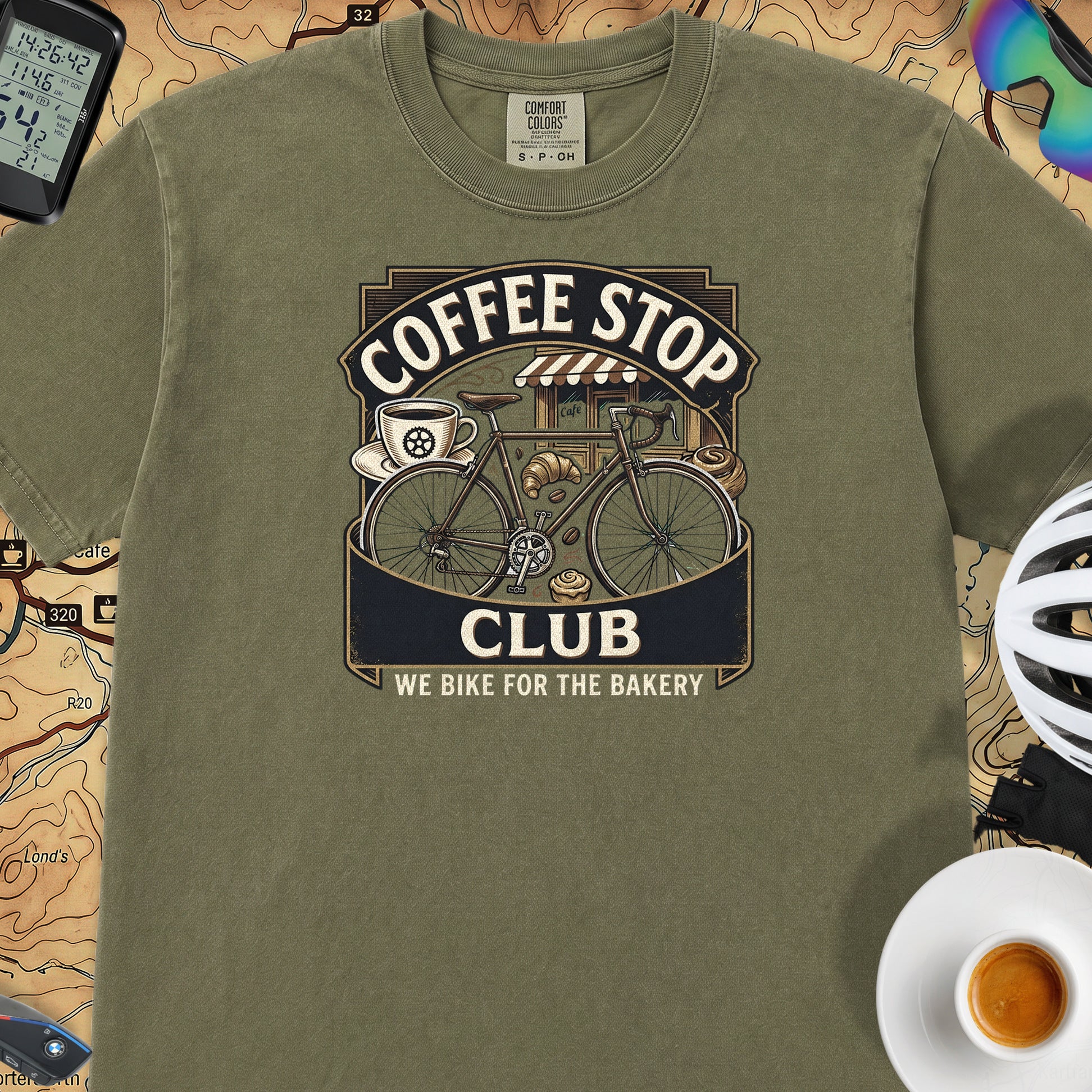 We Ride for the Bakery T-Shirt — Hemp