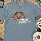 Perfect Geometry T‑Shirt — Ice Blue