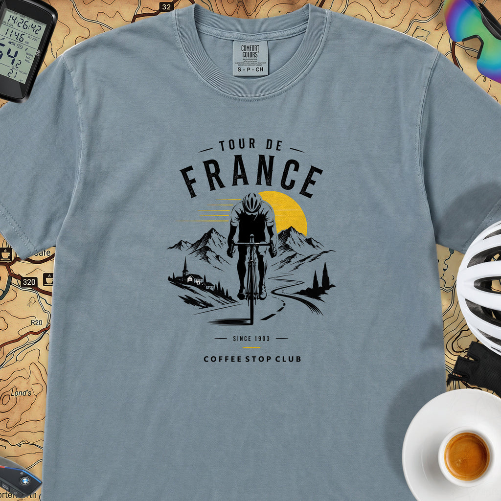 Tour de France Club T-Shirt — Ice Blue
