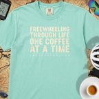 Freewheeling Life T‑Shirt — Island Green