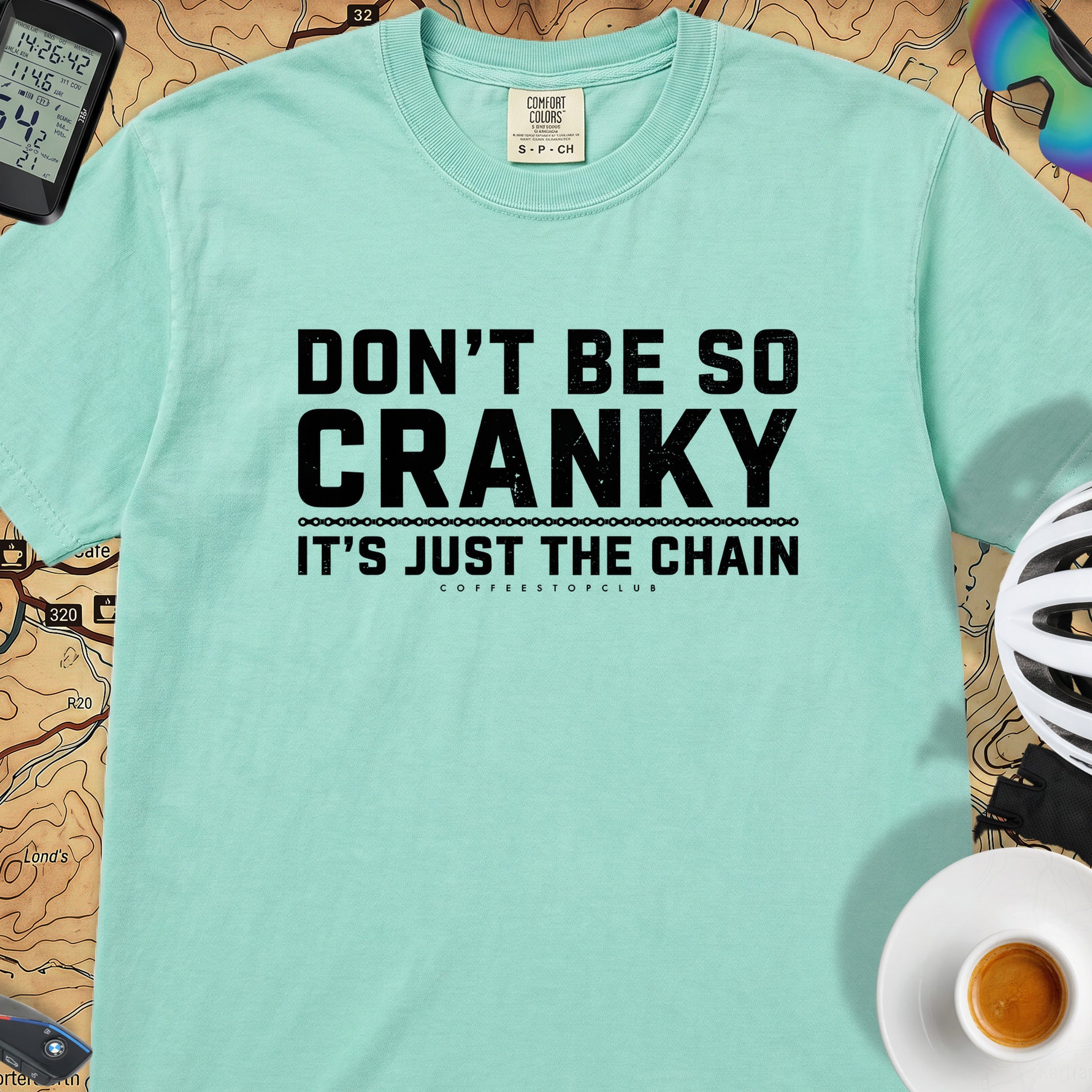 Don't Be So Cranky T‑Shirt — Island Green