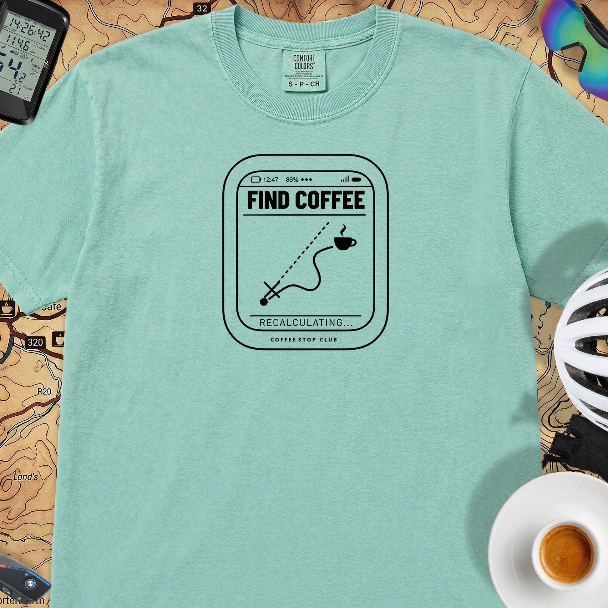 Recalculating For Coffee T-Shirt — Island Reef
