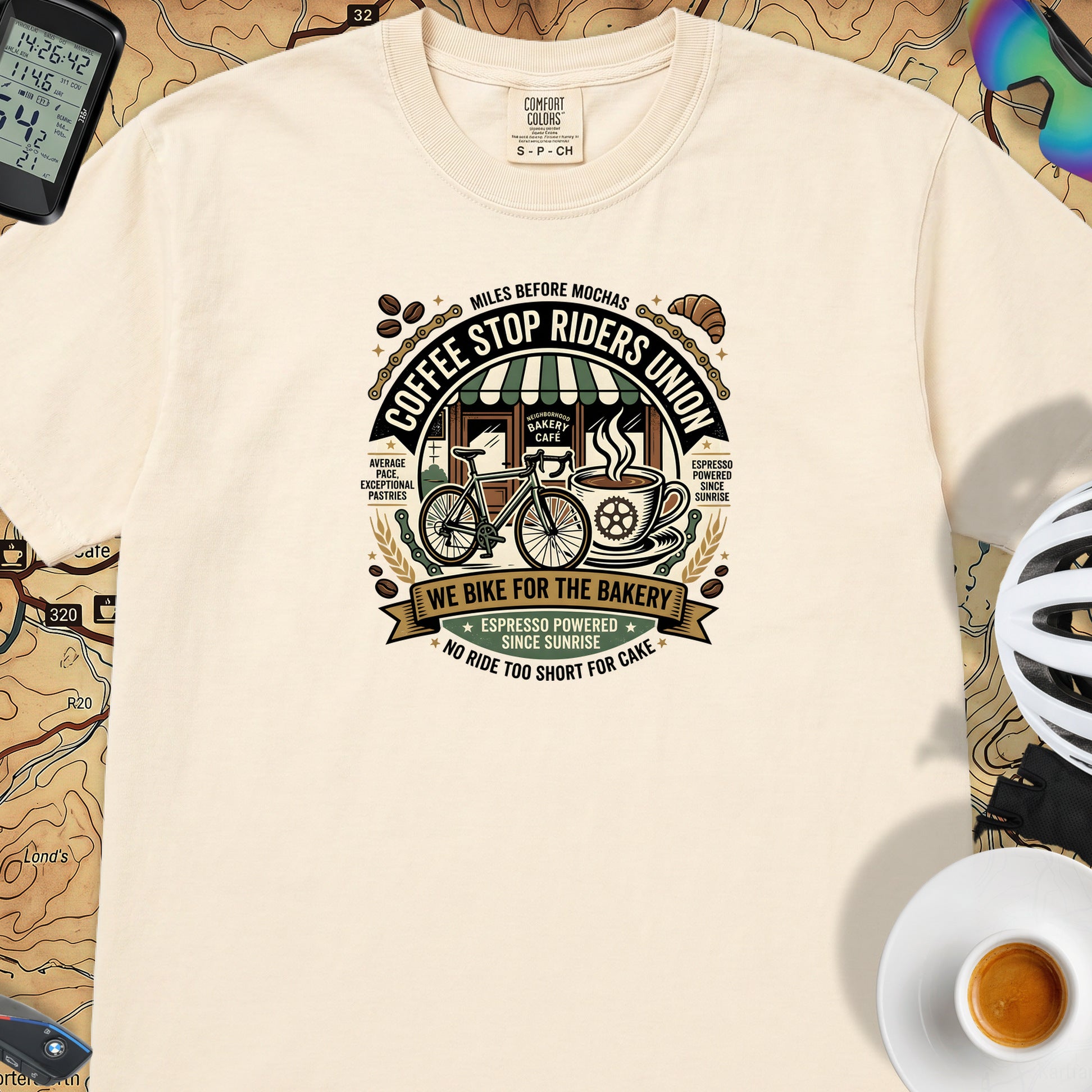 Riders Union Bakery T-Shirt — Ivory
