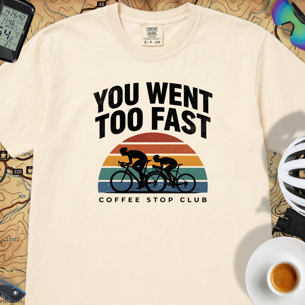 You Went Too Fast Cycling T-Shirt — Ivory