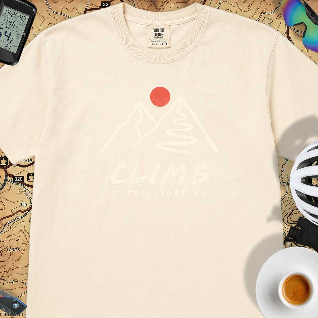 Climb Cycling T-Shirt — Ivory