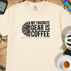 Favorite Gear is Coffee T-Shirt — Ivory