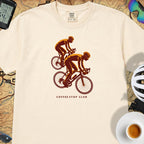 Duo Ride Coffee Stop Club T-Shirt — Ivory