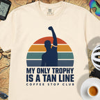 Tan Line Trophy Cycling T-Shirt — Ivory