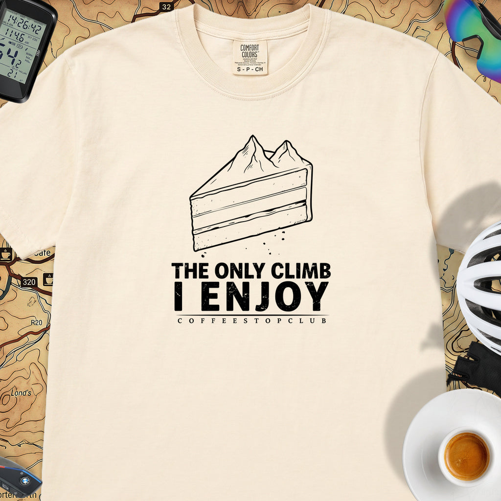 Only Climb Cycling T-Shirt — Ivory